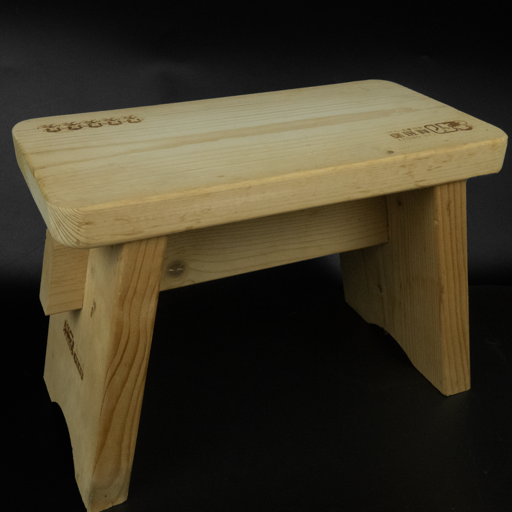 台灣 林班道 天車椅 雲杉 造林木  原木 手做 小凳子 矮椅 兒童椅-細節圖4