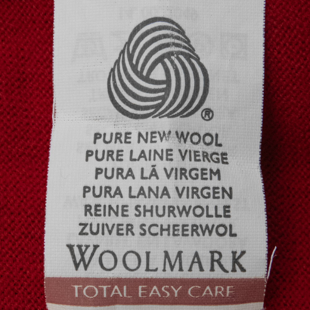 法國品牌Florence KORN pour ECRU正紅色純羊毛素面長袖高領套頭毛衣 L號-細節圖6