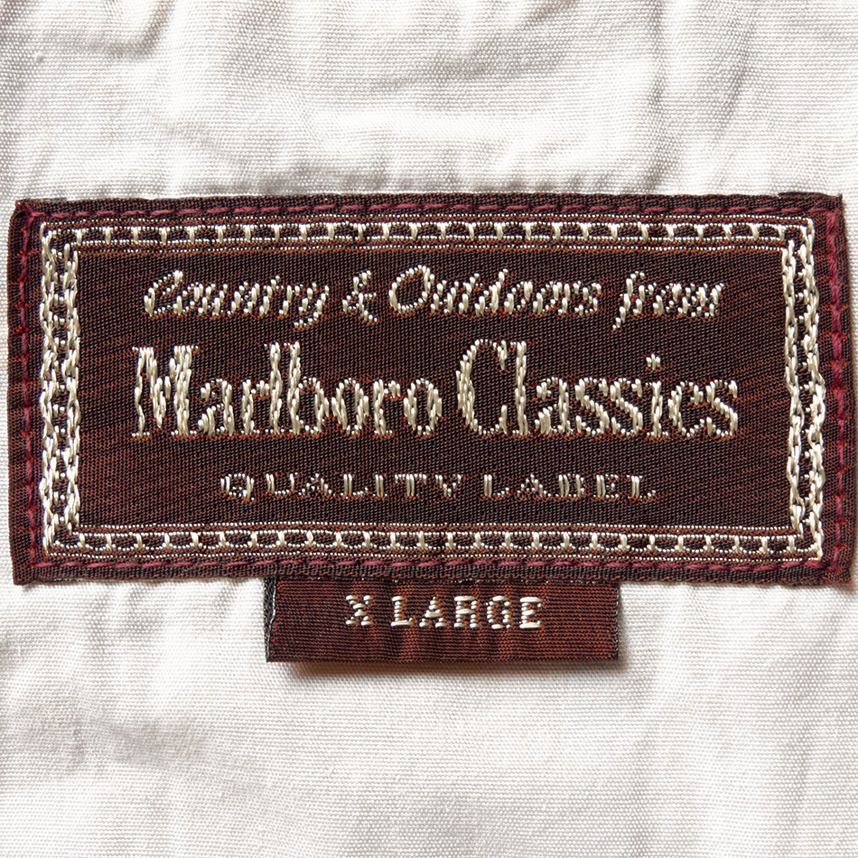 義大利品牌Marlboro Classics MCS 萬寶路橘色格紋短袖襯衫 XL號-細節圖7