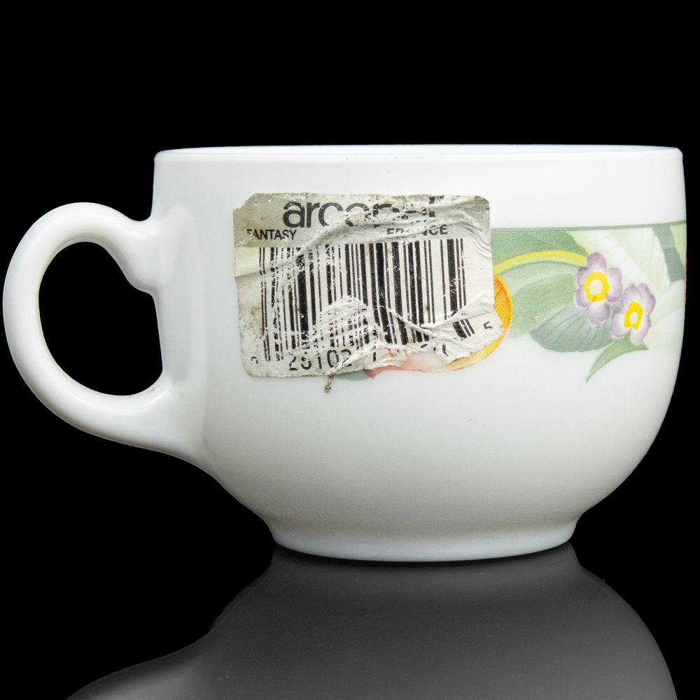 arcopal法國品牌 牛奶玻璃 鬱金香 咖啡杯 全新-細節圖3