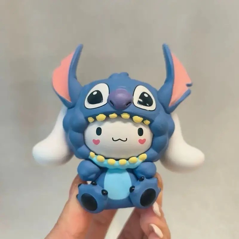 七代綿羊頭6款美樂蒂cos酷洛米 玉桂狗凱蒂貓扭蛋機盲盒蛋糕擺-細節圖5