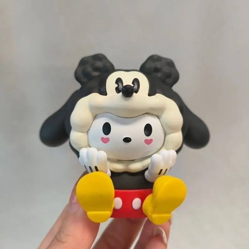 七代綿羊頭6款美樂蒂cos酷洛米 玉桂狗凱蒂貓扭蛋機盲盒蛋糕擺-細節圖6