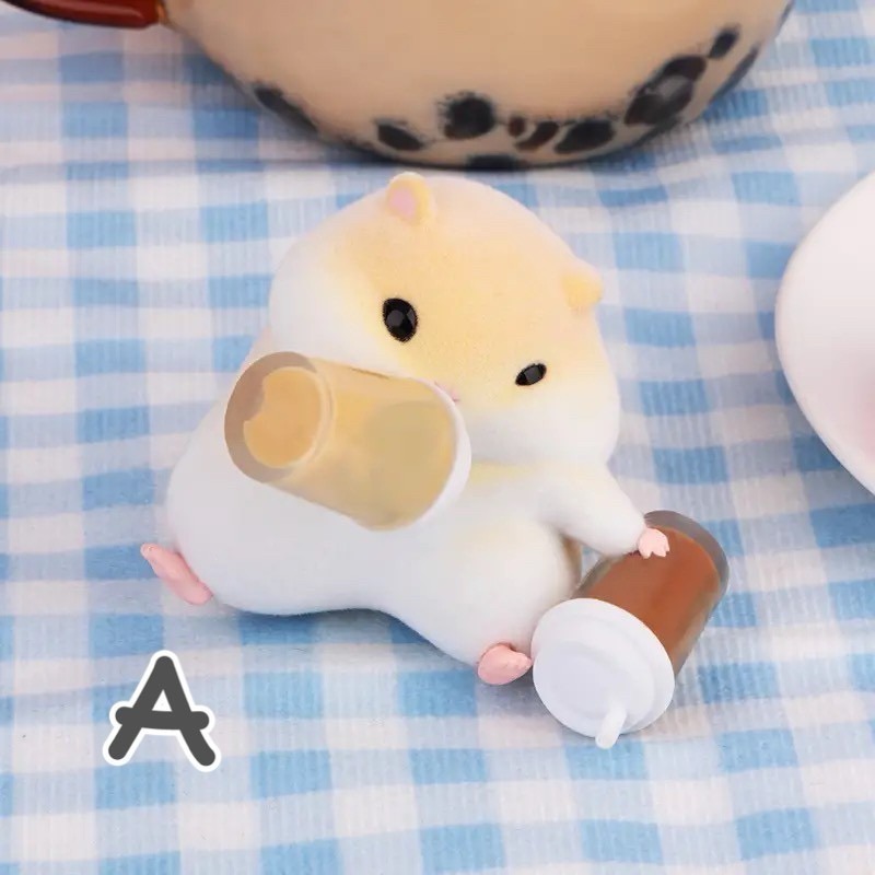 倉鼠克拉克吃貨系列盲盒手辦 可愛解壓少女心送小女生閨蜜生日禮物-細節圖2