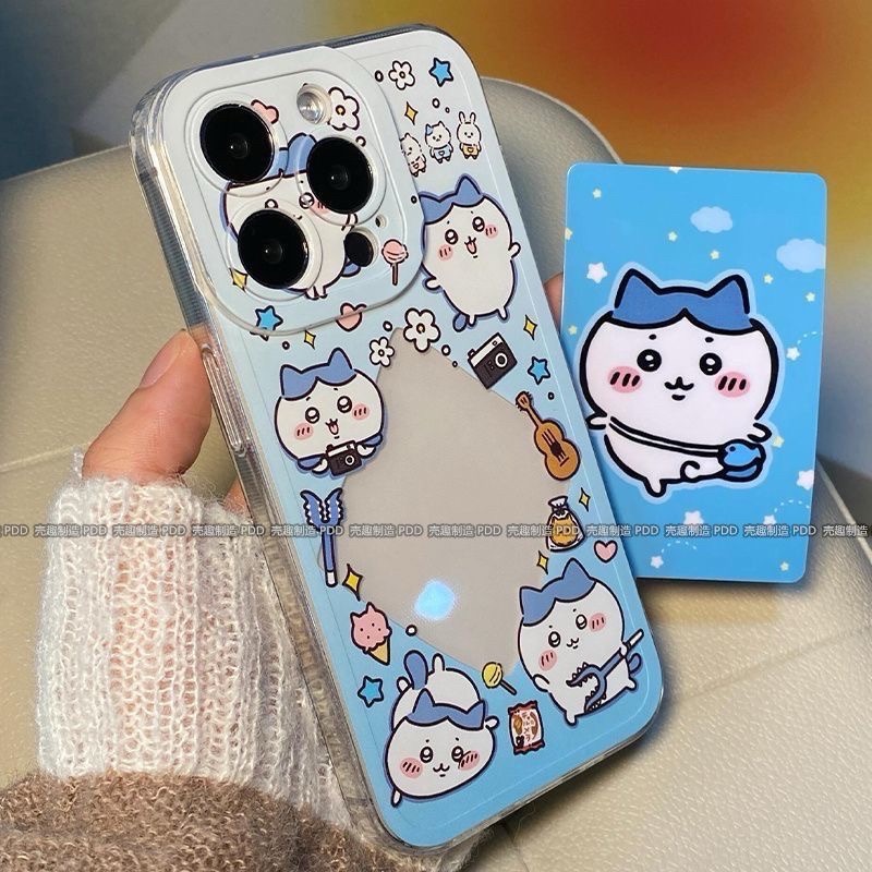 放照片吉伊卡哇手機殼適用蘋果15 華為榮耀90vivoy35小米14OPPOa58-細節圖2