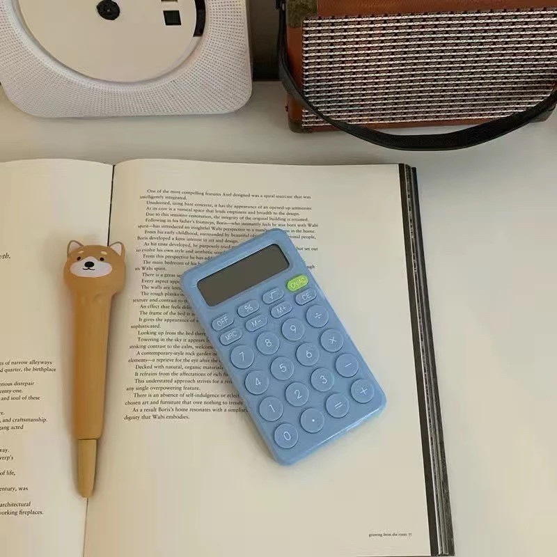 計算器ins風小巧計算機靜音無聲 簡約財務會計上課考試小學四年-細節圖7