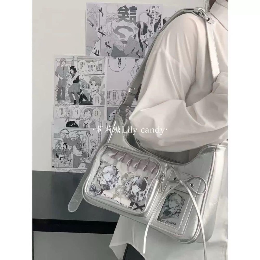 小卡版新款-原創自制痛包 小眾設計感小食量單肩斜挎包包
