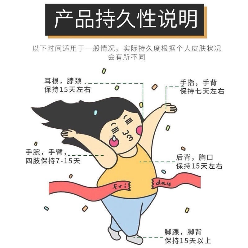 《預購》國風個性水墨月蝶紋身貼草本半永久 小眾高級感辣妹防水逼真不反光-細節圖4