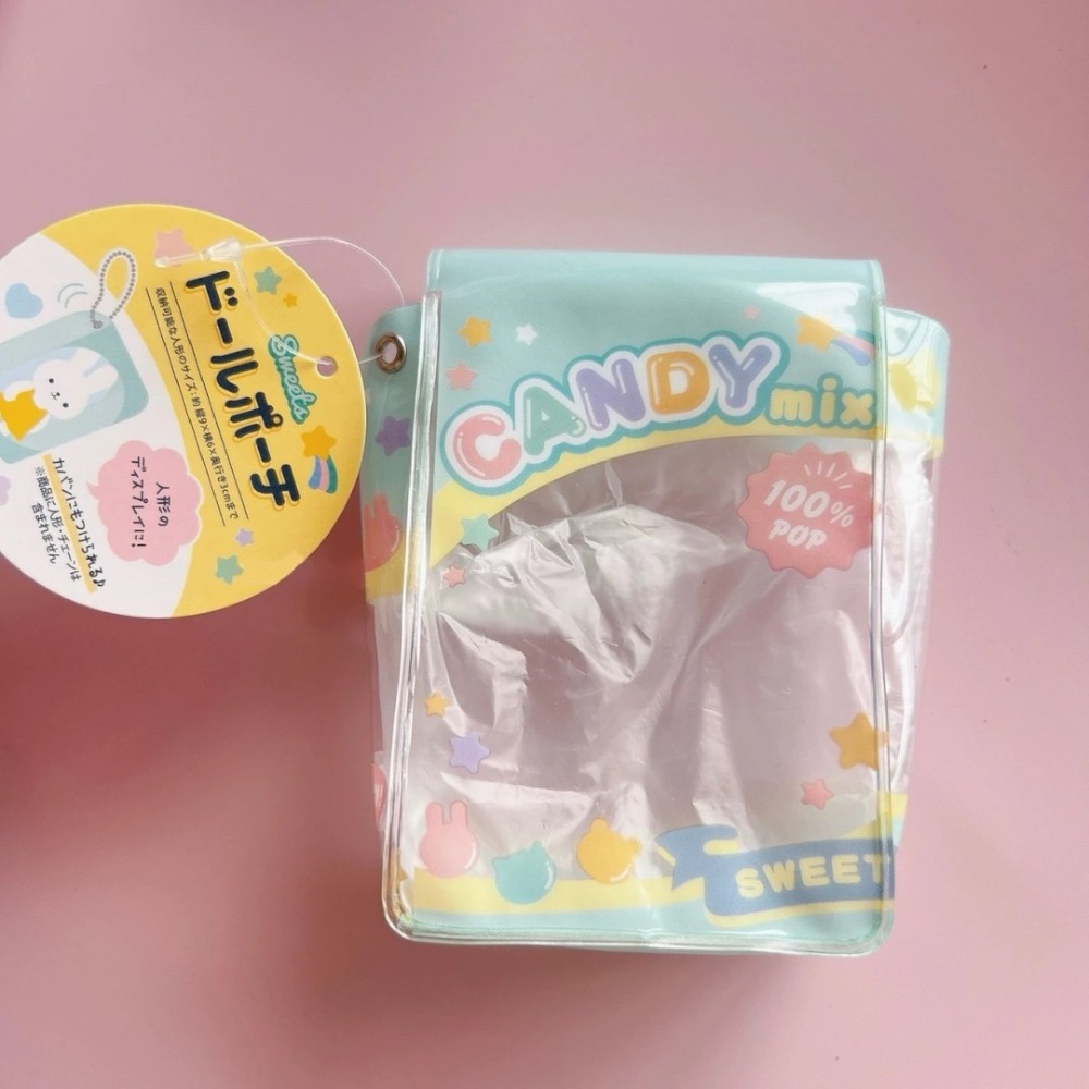 《預購》日本百元店同款糖果袋chiikawa 吉伊卡哇PVC透明痛包娃包收納-細節圖2