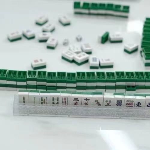 《預購》迷你兼容樂高微顆粒積木益智積木 麻將積木手工麻將全套玩具禮物-細節圖3