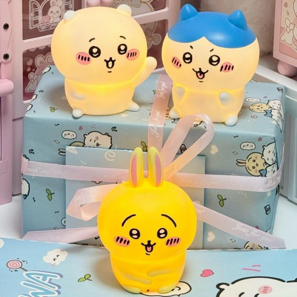 𝗟𝗶𝗻𝗦𝗵𝗼𝗽 現貨｜可愛吉伊卡哇小夜燈 卡通小八烏薩奇 床頭燈 臥室擺件 生日禮物-細節圖4