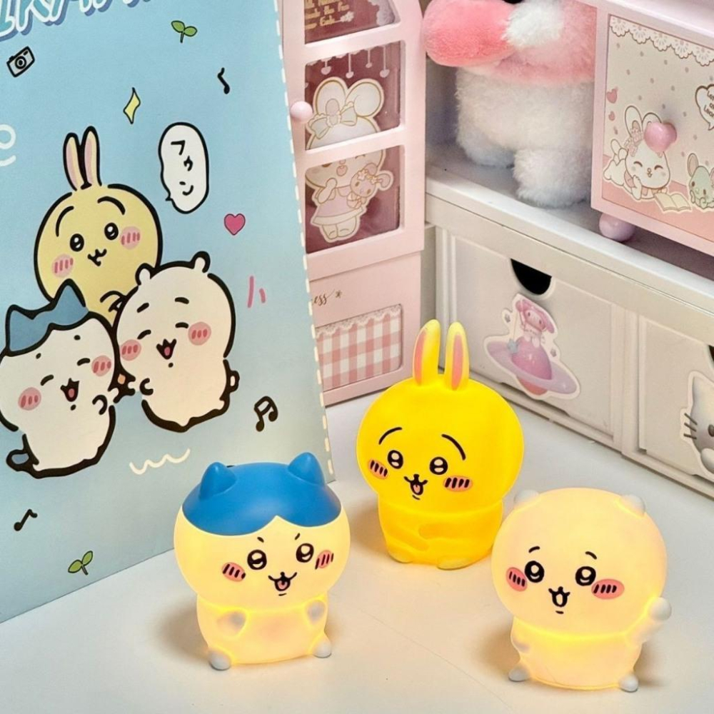 𝗟𝗶𝗻𝗦𝗵𝗼𝗽 現貨｜可愛吉伊卡哇小夜燈 卡通小八烏薩奇 床頭燈 臥室擺件 生日禮物-細節圖5