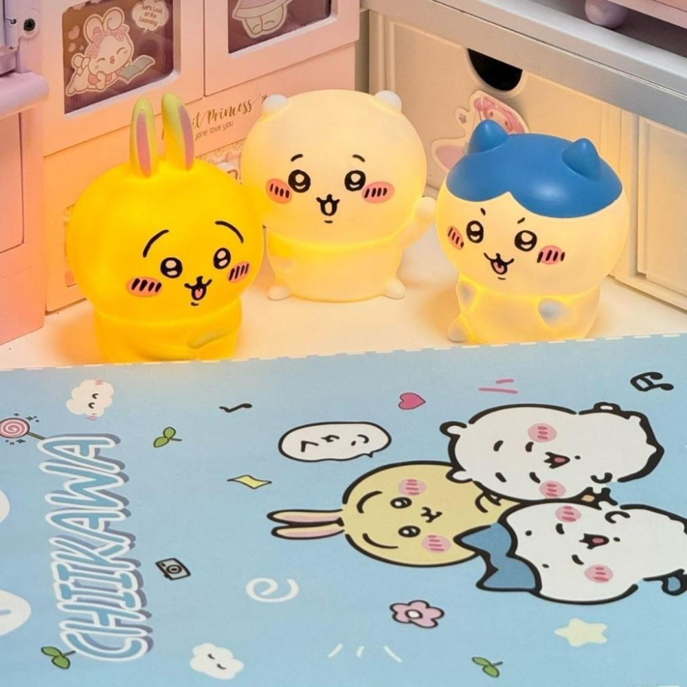 𝗟𝗶𝗻𝗦𝗵𝗼𝗽 現貨｜可愛吉伊卡哇小夜燈 卡通小八烏薩奇 床頭燈 臥室擺件 生日禮物-細節圖7