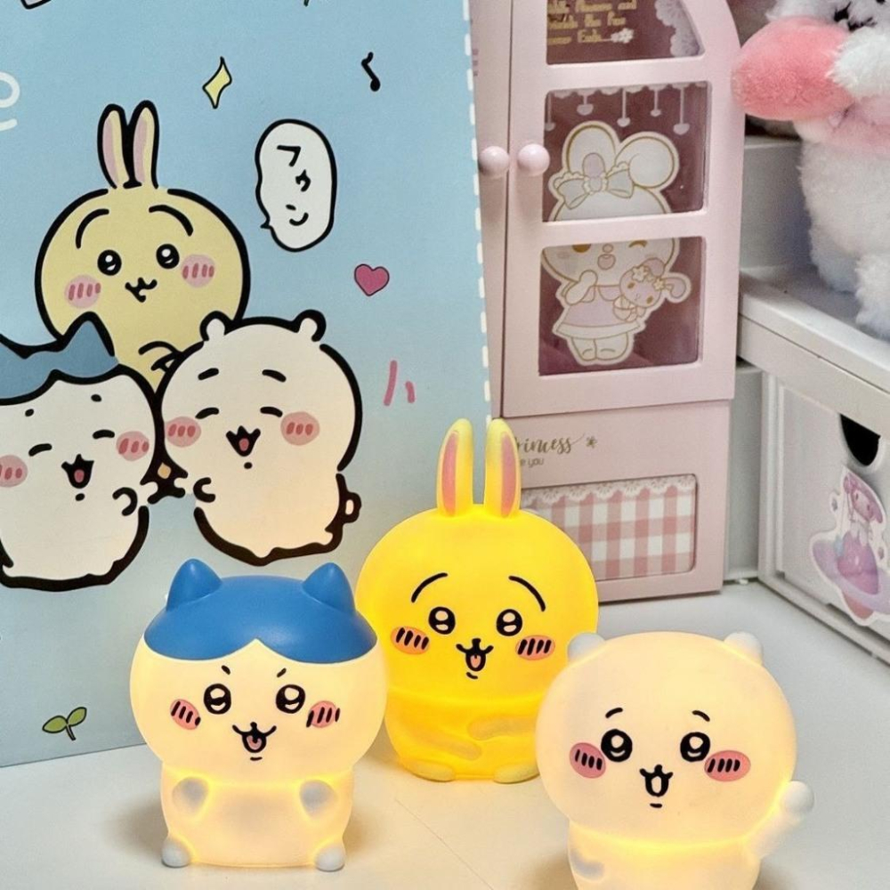 𝗟𝗶𝗻𝗦𝗵𝗼𝗽 現貨｜可愛吉伊卡哇小夜燈 卡通小八烏薩奇 床頭燈 臥室擺件 生日禮物 小八-細節圖6