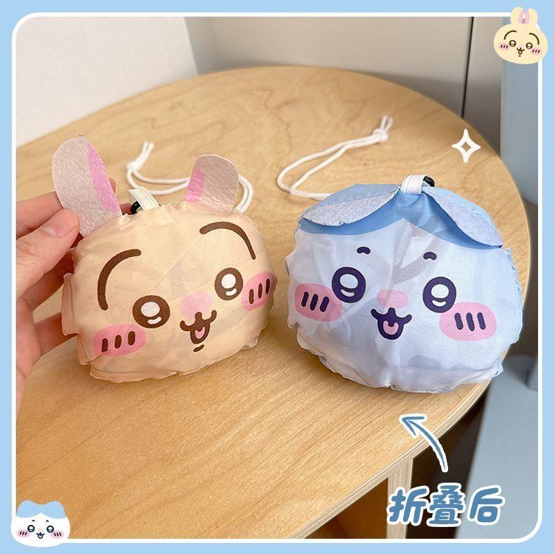 𝗟𝗶𝗻𝗦𝗵𝗼𝗽 現貨｜吉伊卡哇 手提環保袋 折疊購物袋 大容量防水 超市買菜收納袋-細節圖4