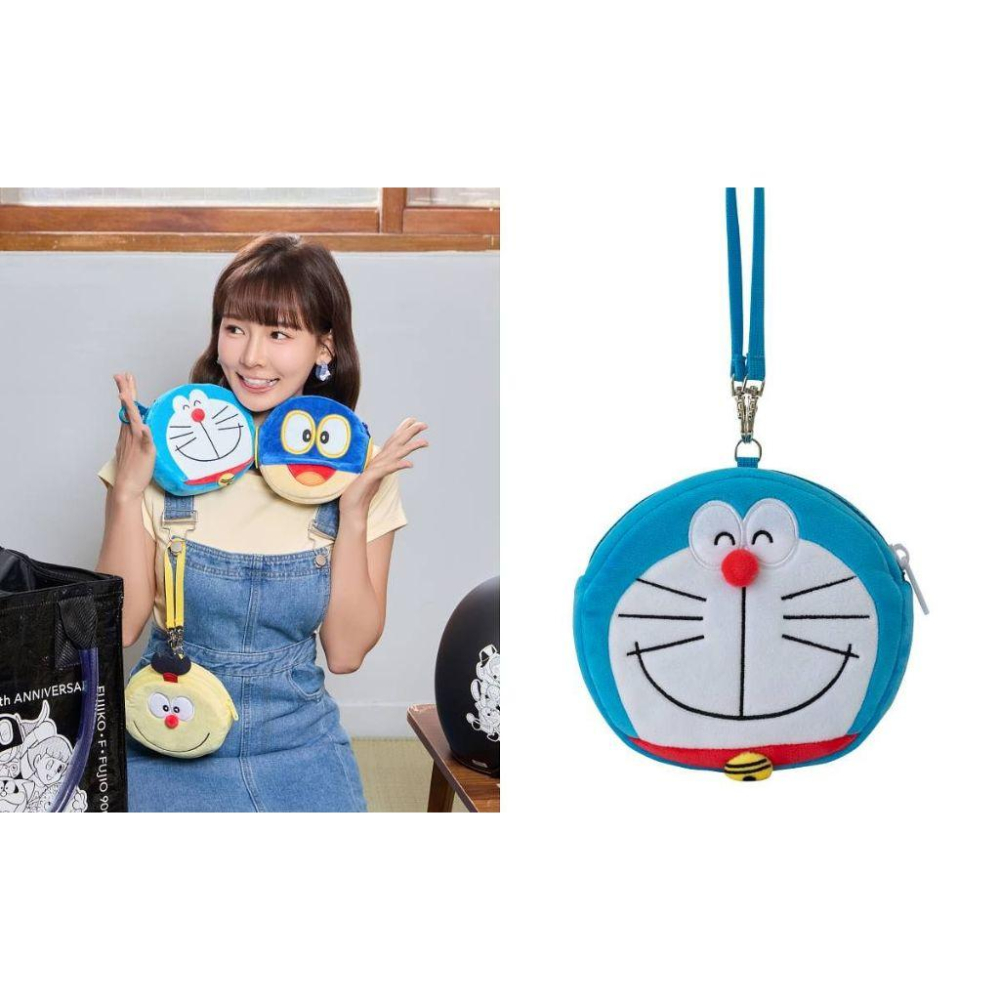 7-11限定 哆啦A夢 絨毛造型手拿包-細節圖4