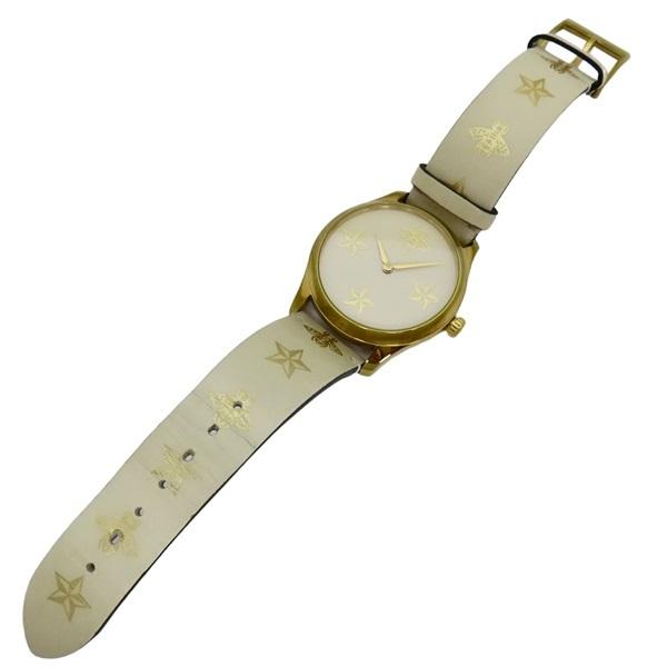 【正品現貨】 GUCCI G-Timeless Bee Star 金色蜜蜂 星星 石英腕錶 126.4-細節圖4
