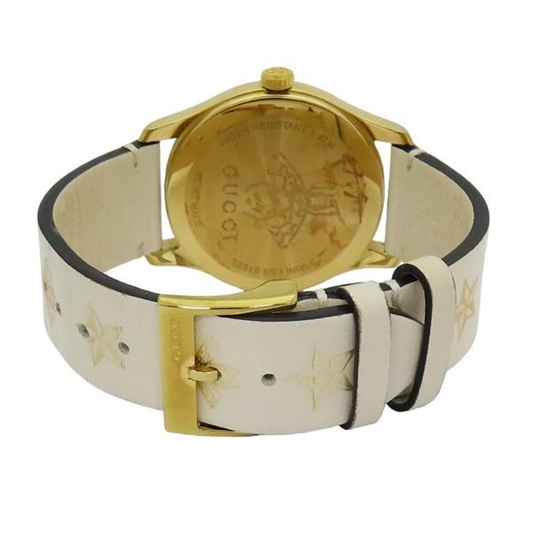 【正品現貨】 GUCCI G-Timeless Bee Star 金色蜜蜂 星星 石英腕錶 126.4-細節圖6