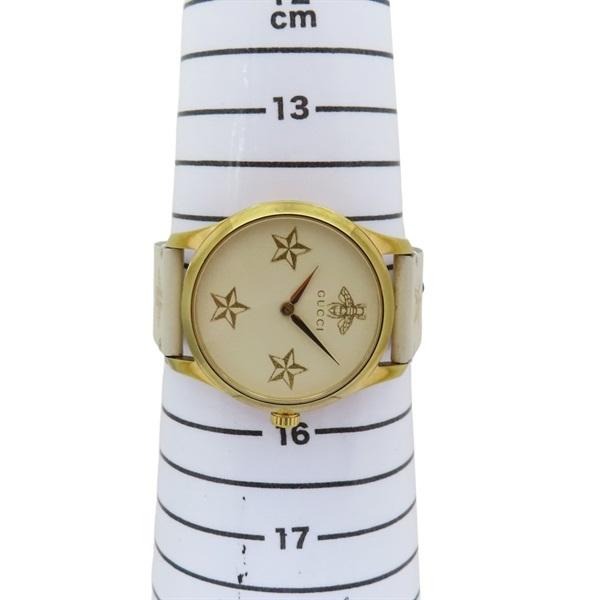 【正品現貨】 GUCCI G-Timeless Bee Star 金色蜜蜂 星星 石英腕錶 126.4-細節圖8