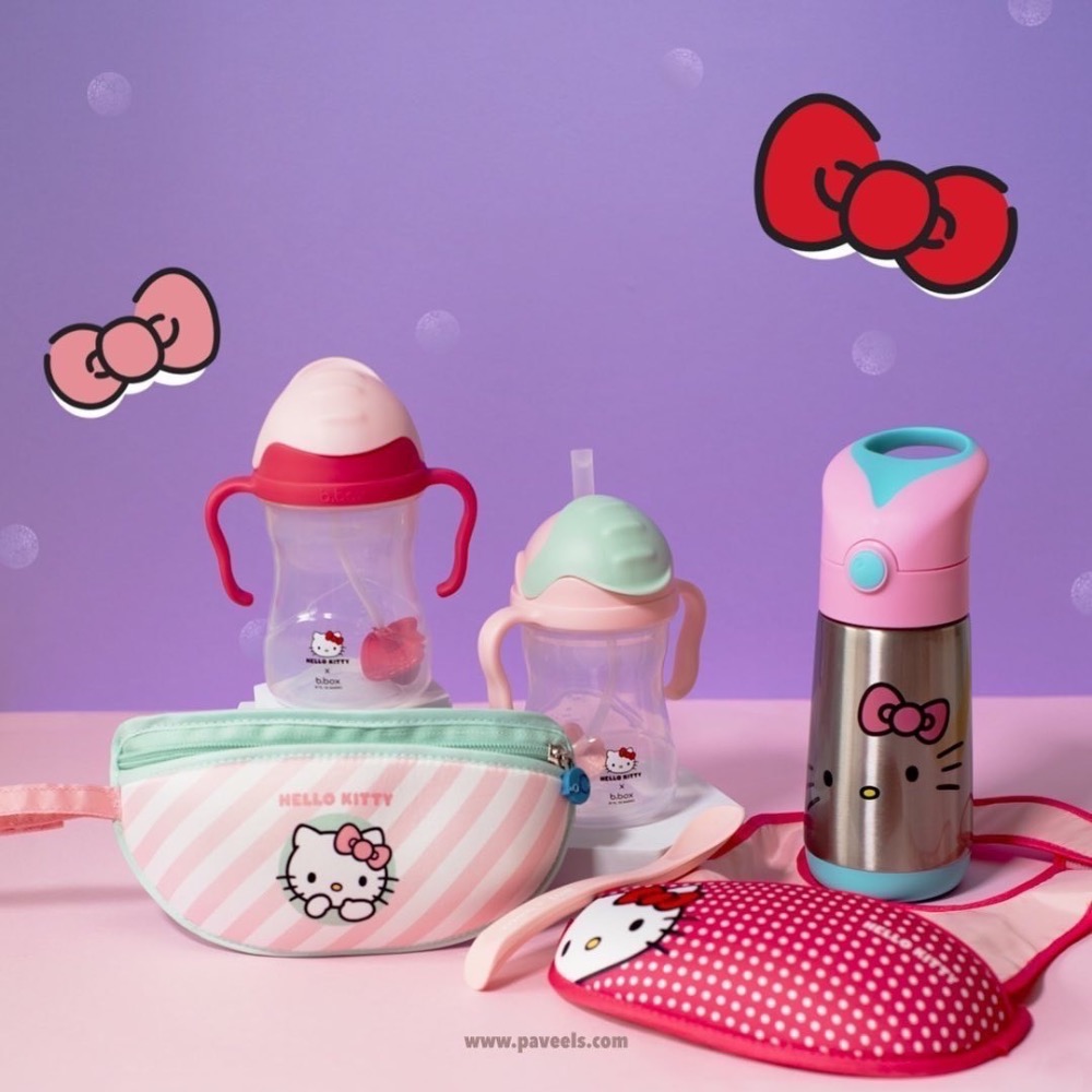 ‼️巨折🔥原價破千 b.box 澳洲 Kitty不鏽鋼吸管保冷杯350ml-細節圖7