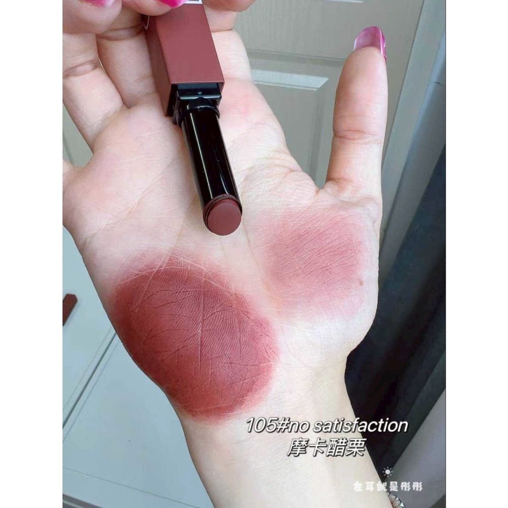 【現貨】NARS 特霧絲柔持色唇膏 1.5g ♡ #105 NO SATISFACTION 顯白楓葉紅棕-細節圖3