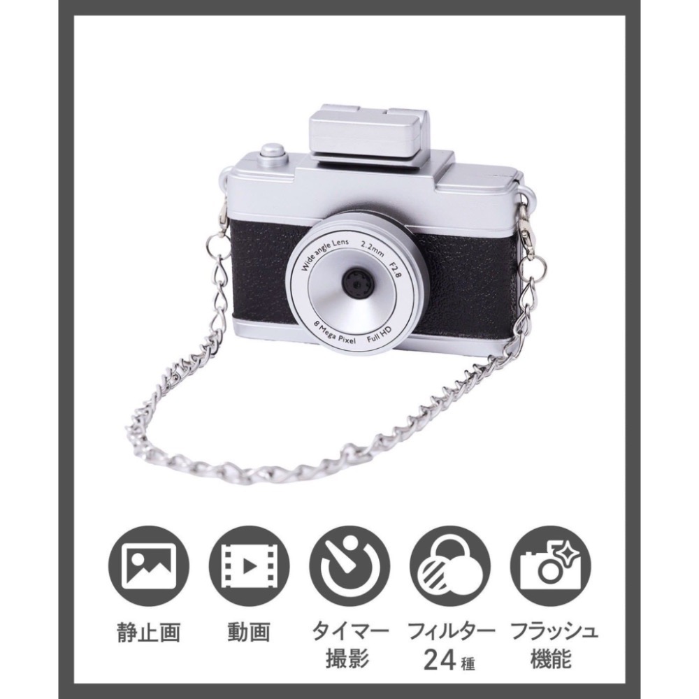【日本代購】3COINS ♡ SNS 爆紅迷你玩具相機 (可拍照錄影/六色選)-細節圖7