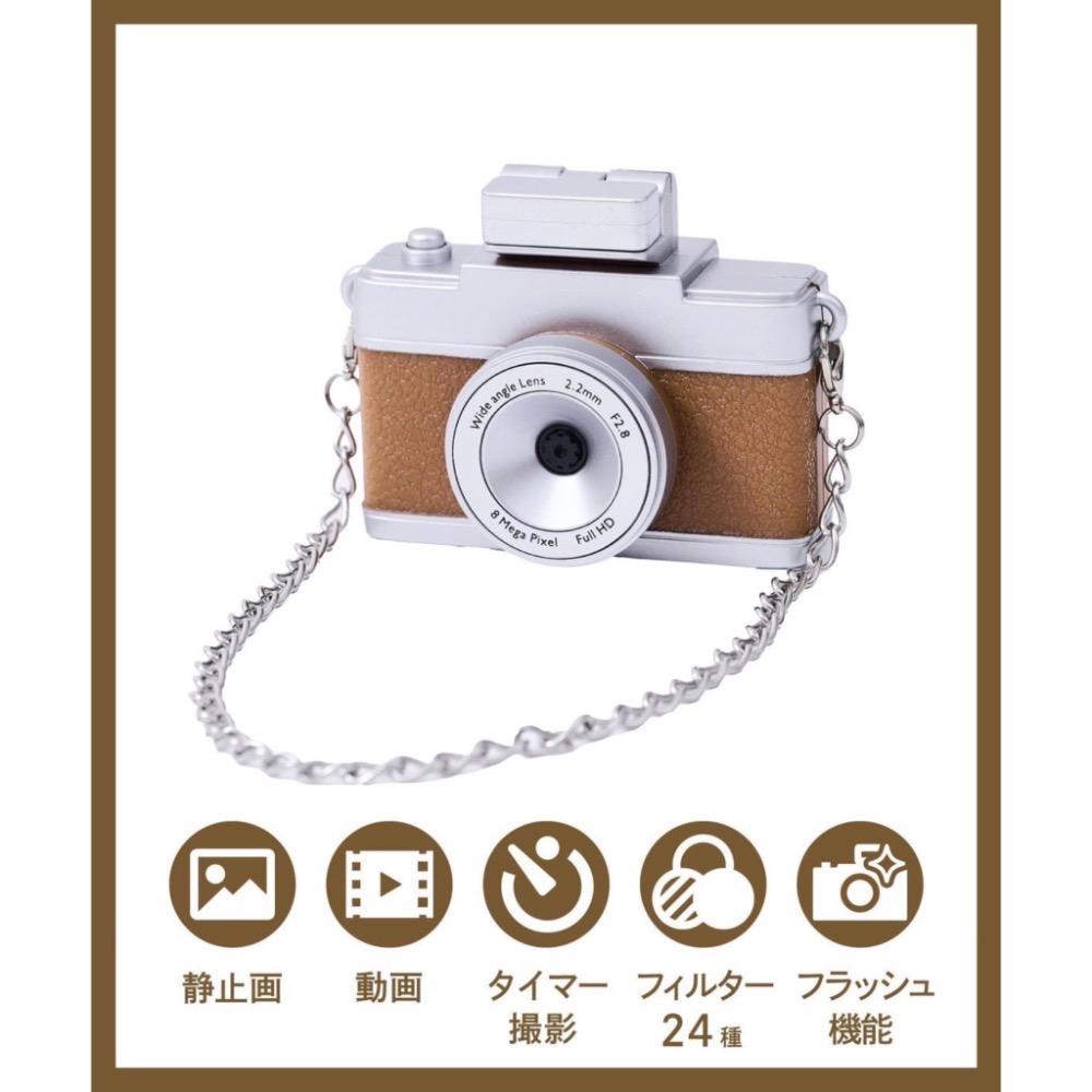 【日本代購】3COINS ♡ SNS 爆紅迷你玩具相機 (可拍照錄影/六色選)-細節圖8