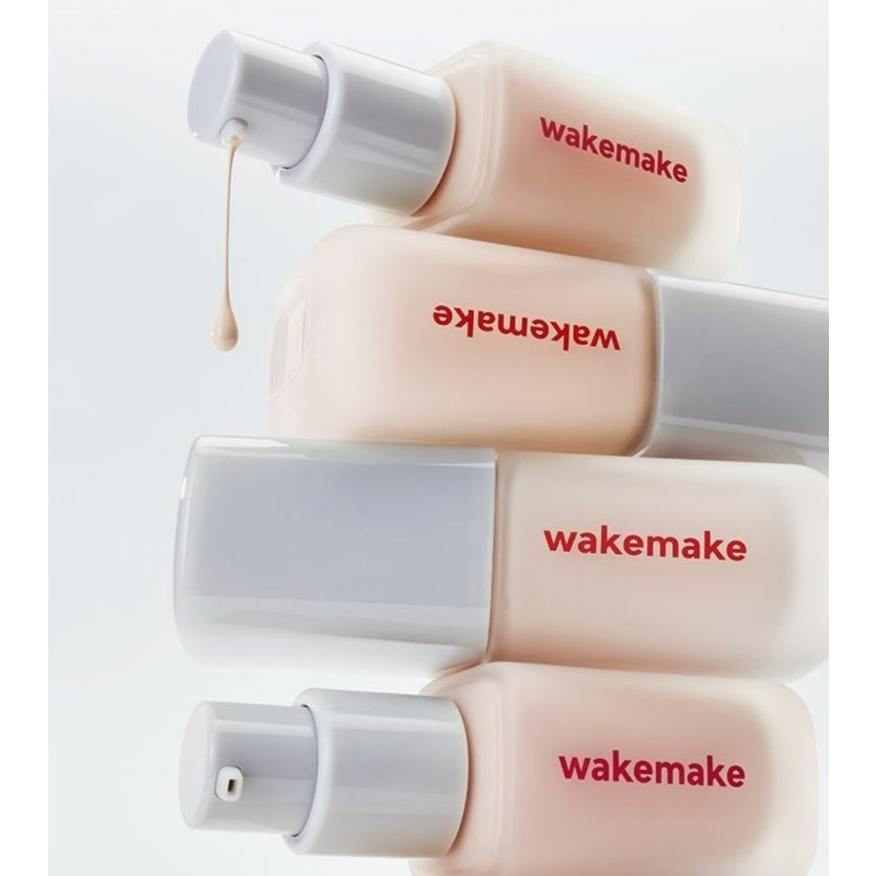 【限量企劃】WAKEMAKE ♡ 曬黑帕恰狗聯名無痕粉底液 (贈迷你刷具＋混色盤)-細節圖4