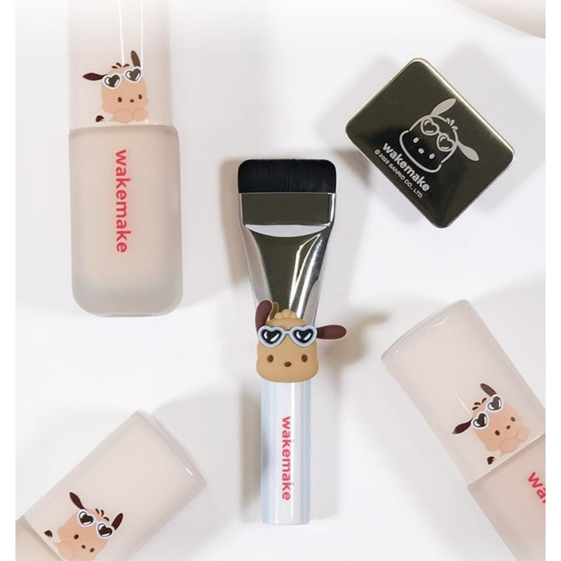 【限量企劃】WAKEMAKE ♡ 曬黑帕恰狗聯名無痕粉底液 (贈迷你刷具＋混色盤)-細節圖6