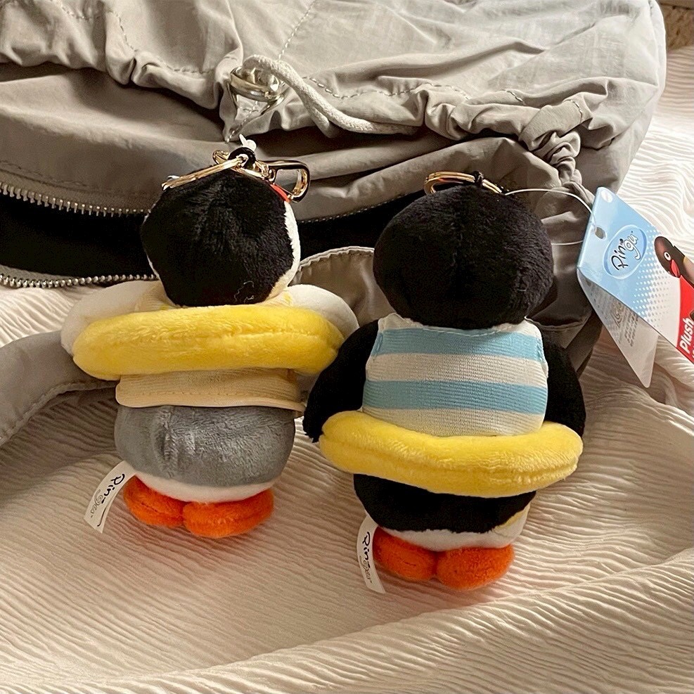 【韓國限定】PINGU 企鵝家族 ♡ 鴨子泳圈吊飾 (PINGA白色預購中/PINGU黑色補貨登記)-細節圖4