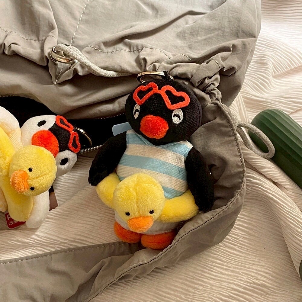【韓國限定】PINGU 企鵝家族 ♡ 鴨子泳圈吊飾 (PINGA白色預購中/PINGU黑色補貨登記)-細節圖5