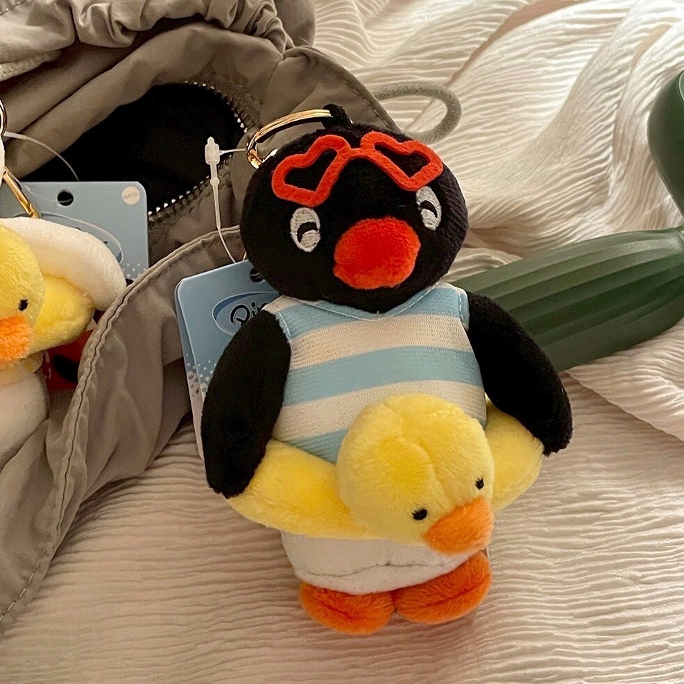【韓國限定】PINGU 企鵝家族 ♡ 鴨子泳圈吊飾 (PINGA白色預購中/PINGU黑色補貨登記)-細節圖6