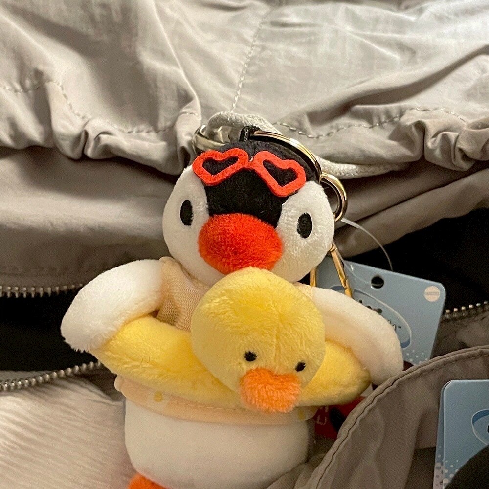 【韓國限定】PINGU 企鵝家族 ♡ 鴨子泳圈吊飾 (PINGA白色預購中/PINGU黑色補貨登記)-細節圖7