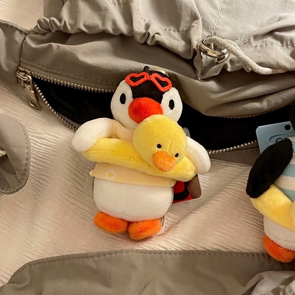 【韓國限定】PINGU 企鵝家族 ♡ 鴨子泳圈吊飾 (PINGA白色預購中/PINGU黑色補貨登記)-細節圖8
