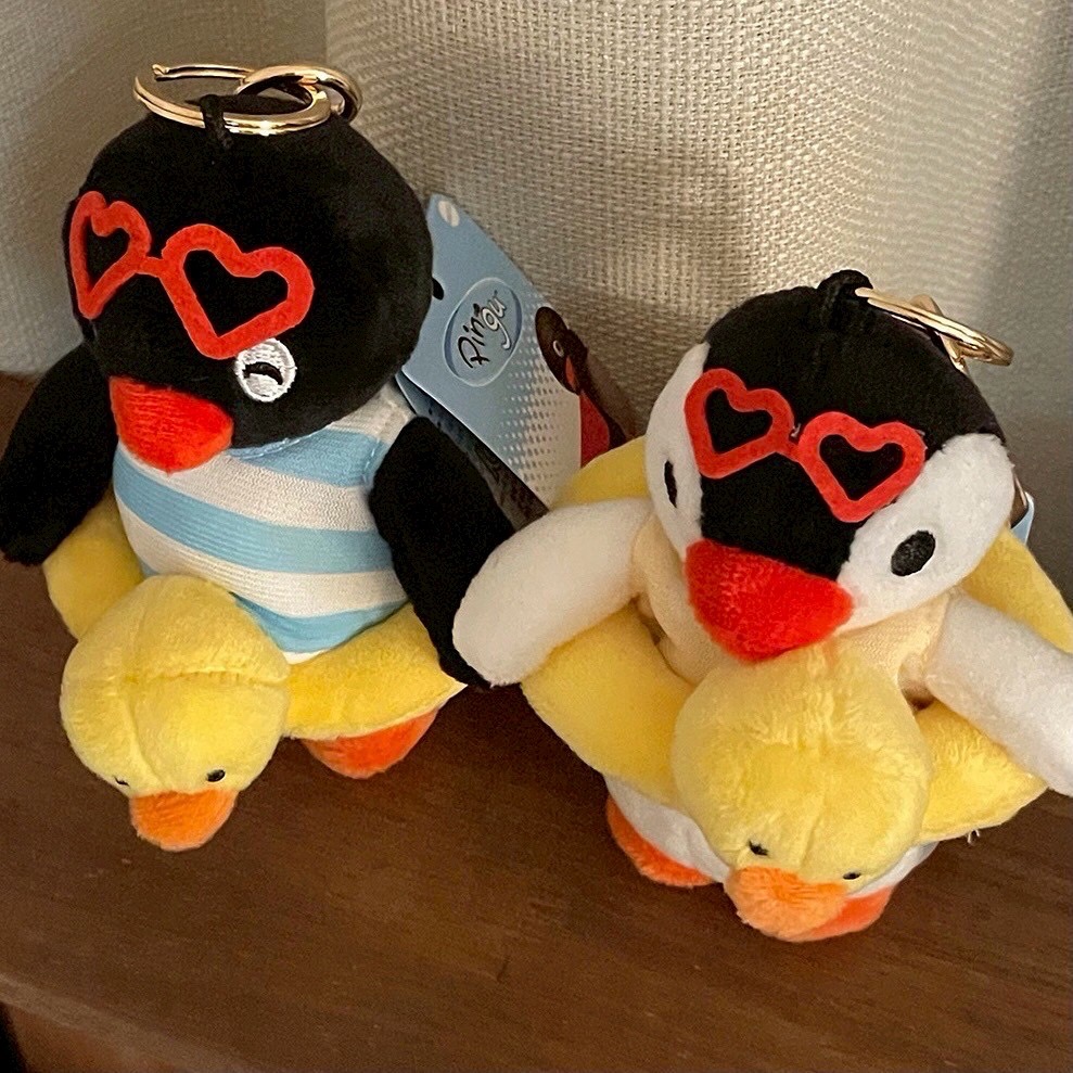 【韓國限定】PINGU 企鵝家族 ♡ 鴨子泳圈吊飾 (PINGA白色預購中/PINGU黑色補貨登記)-細節圖9