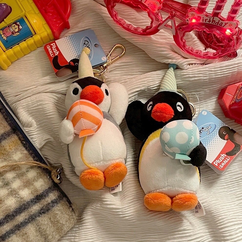 【韓國直送】PINGU 企鵝家族 ♡ 歡樂派對系列吊飾 (10cm/兩款選)-細節圖5