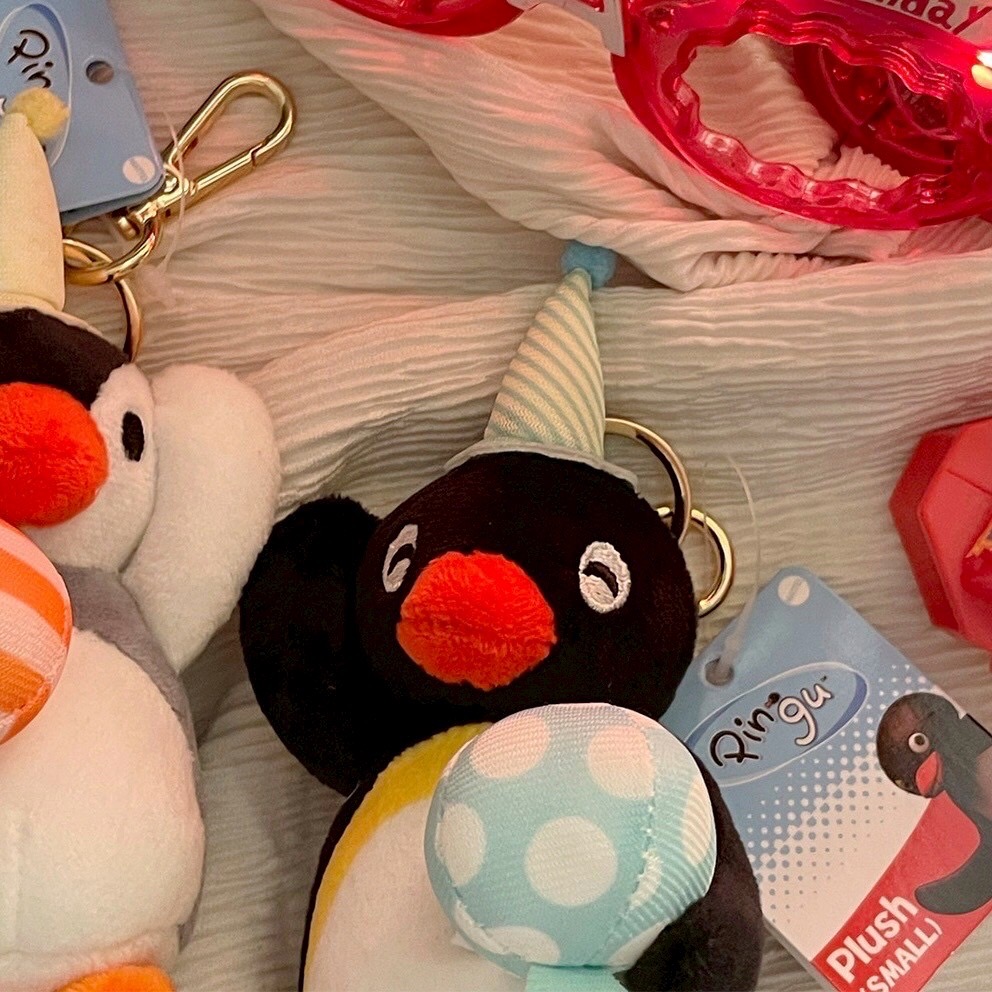 【韓國直送】PINGU 企鵝家族 ♡ 歡樂派對系列吊飾 (10cm/兩款選)-細節圖6