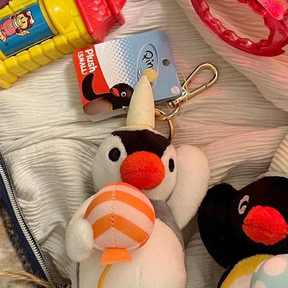 【韓國直送】PINGU 企鵝家族 ♡ 歡樂派對系列吊飾 (10cm/兩款選)-細節圖7