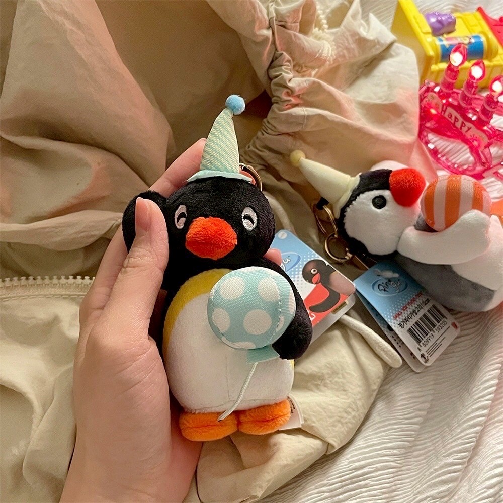 【韓國直送】PINGU 企鵝家族 ♡ 歡樂派對系列吊飾 (10cm/兩款選)-細節圖8