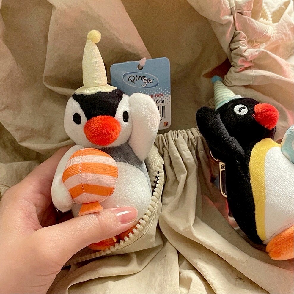 【韓國直送】PINGU 企鵝家族 ♡ 歡樂派對系列吊飾 (10cm/兩款選)-細節圖9