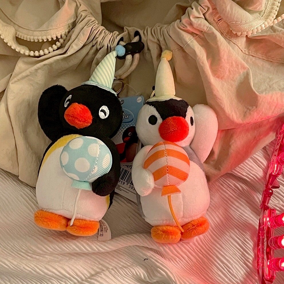 【韓國直送】PINGU 企鵝家族 ♡ 歡樂派對系列吊飾 (10cm/兩款選)-細節圖10