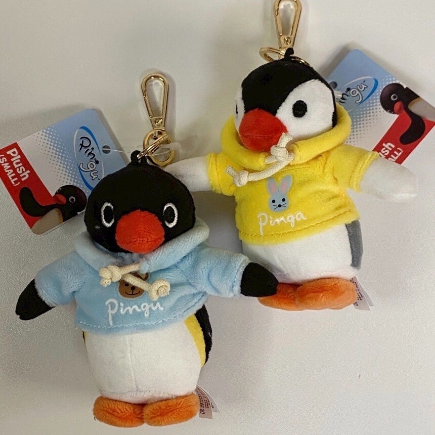【韓國直送】PINGU 企鵝家族 ♡ 街頭潮流帽T吊飾 (10cm/刺繡限定款)-細節圖3