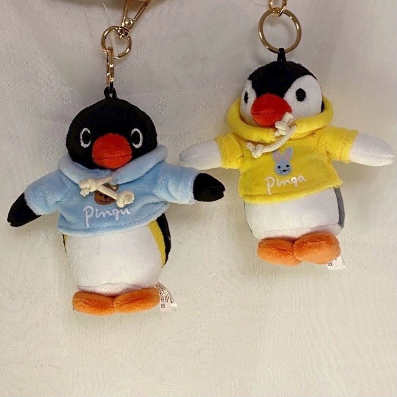 【韓國直送】PINGU 企鵝家族 ♡ 街頭潮流帽T吊飾 (10cm/刺繡限定款)-細節圖4