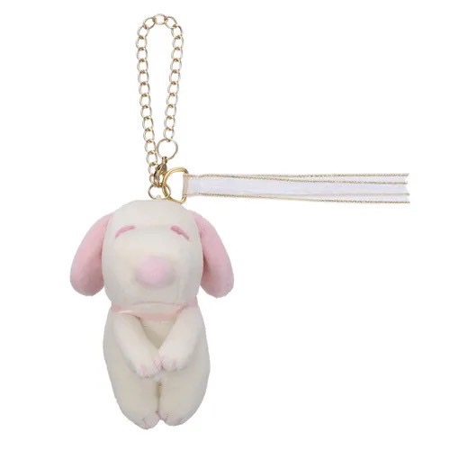 【日本直送】史努比 SNOOPY ♡ Cacao 巧克力系列 ‧ 祈禱小天使絨毛吊飾 (3色)-細節圖2