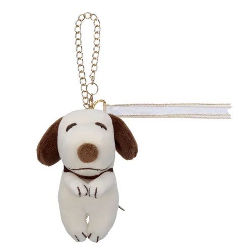 【日本直送】史努比 SNOOPY ♡ Cacao 巧克力系列 ‧ 祈禱小天使絨毛吊飾 (3色)-細節圖4