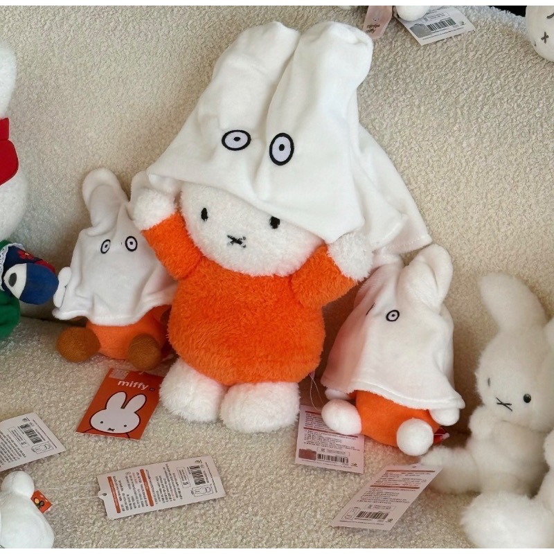 【日本連線】Miffy 米飛兔幽靈斗篷系列 ‧ 變裝絨毛吊飾 (多色入 / 療癒收藏)-細節圖3
