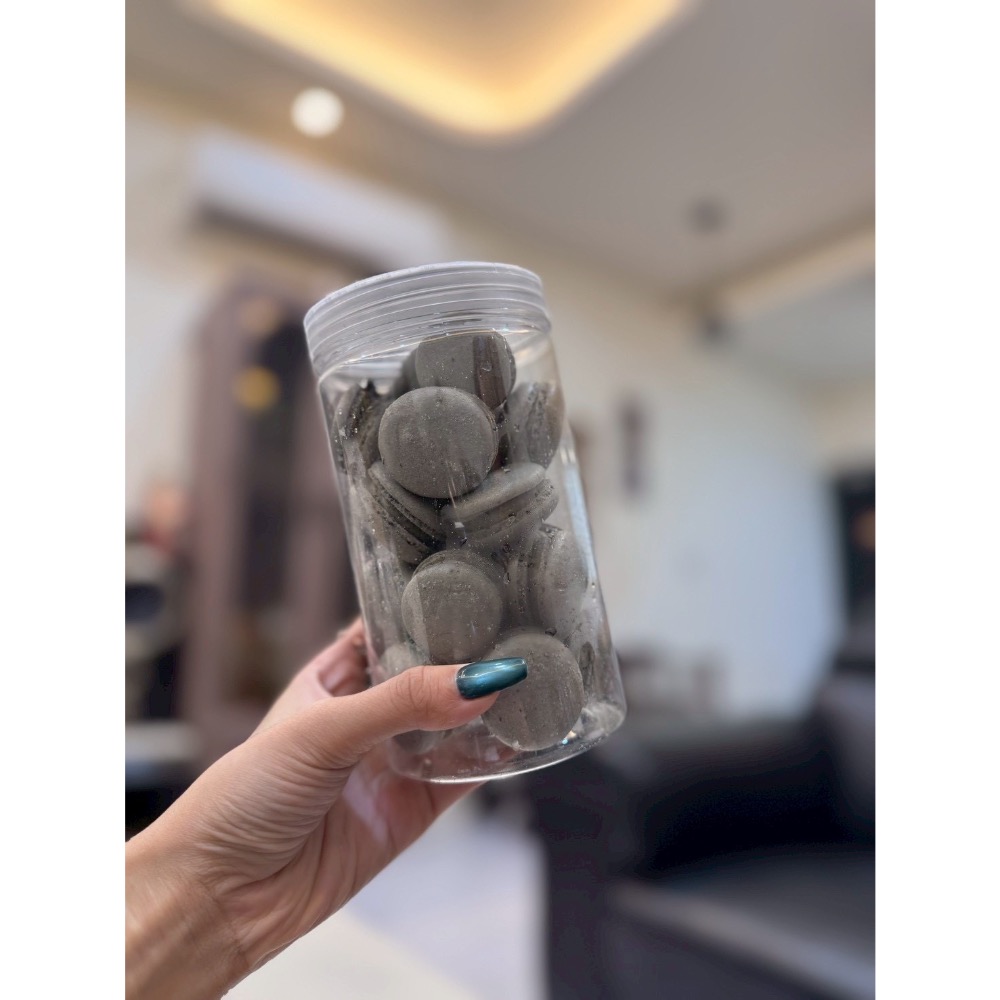 現貨｜繽紛迷你馬卡龍罐｜混搭雙口味 職人手工製作 追劇首選 一口一個超療癒 藍莓/檸檬優格/抹茶 多種口味 冷凍即食-細節圖4