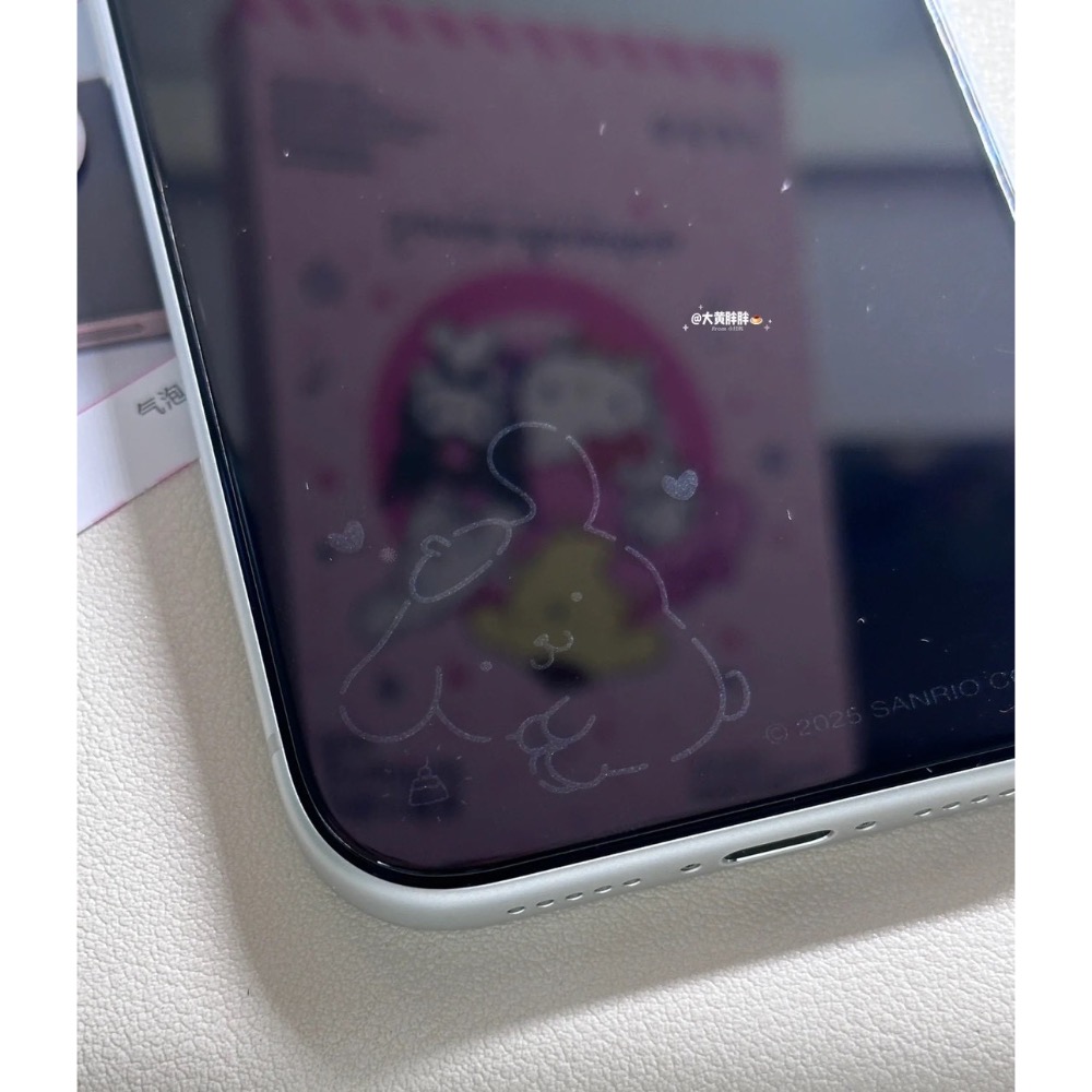 預購｜三麗鷗正版授權隱私防窺息影膜 ｜ iPhone 13-17 全系列 防偷看設計 霧面質感 美樂蒂 酷洛米 大耳狗-細節圖4