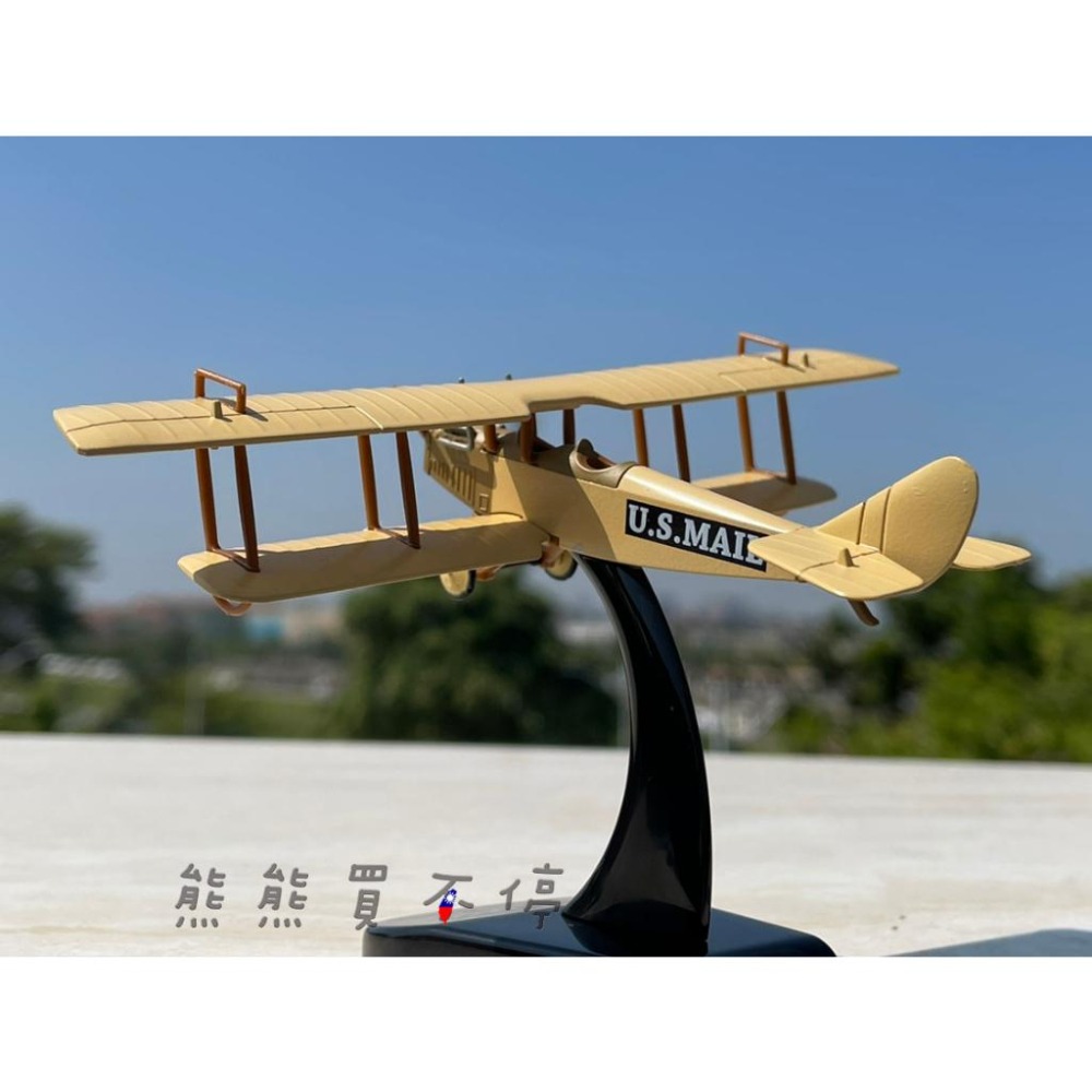 [在台現貨] 北美最著名的一戰機 柯蒂斯 Curtiss JENNY JN-4 1918年 1/100 合金 飛機模型-細節圖2