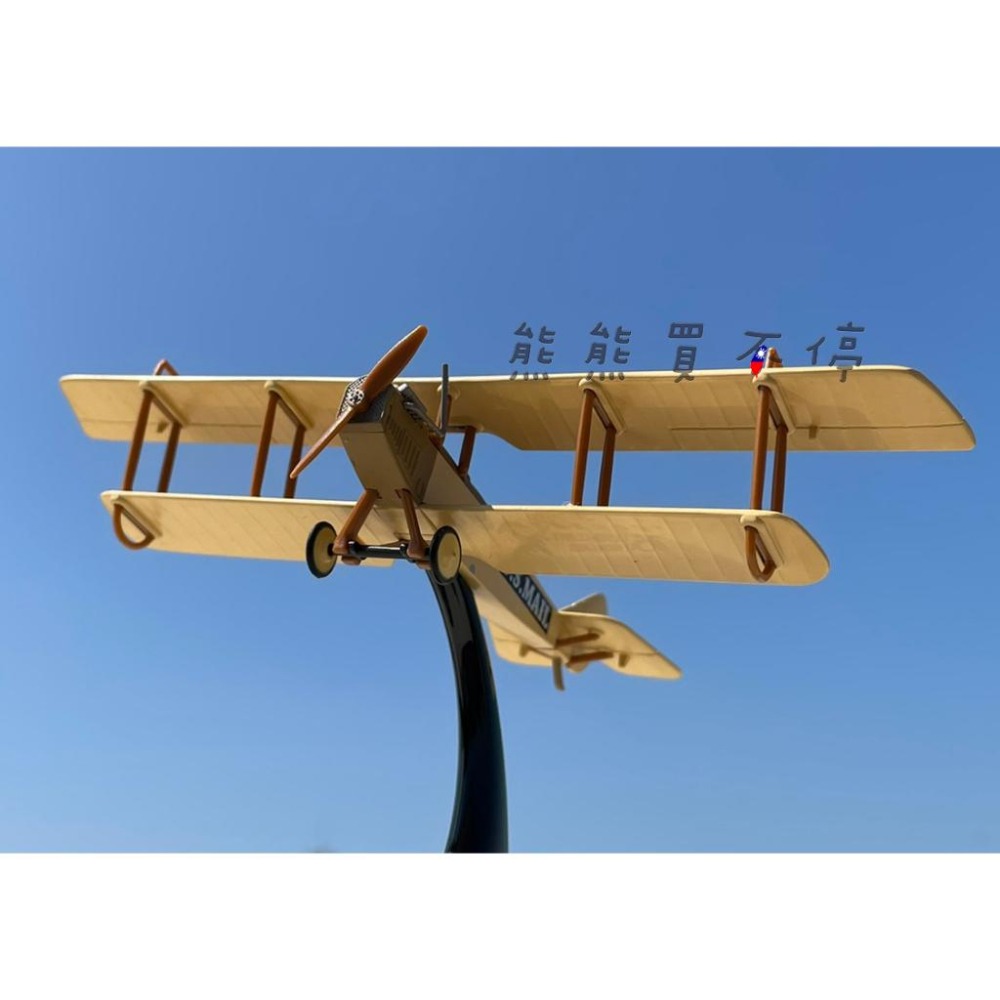 [在台現貨] 北美最著名的一戰機 柯蒂斯 Curtiss JENNY JN-4 1918年 1/100 合金 飛機模型-細節圖4