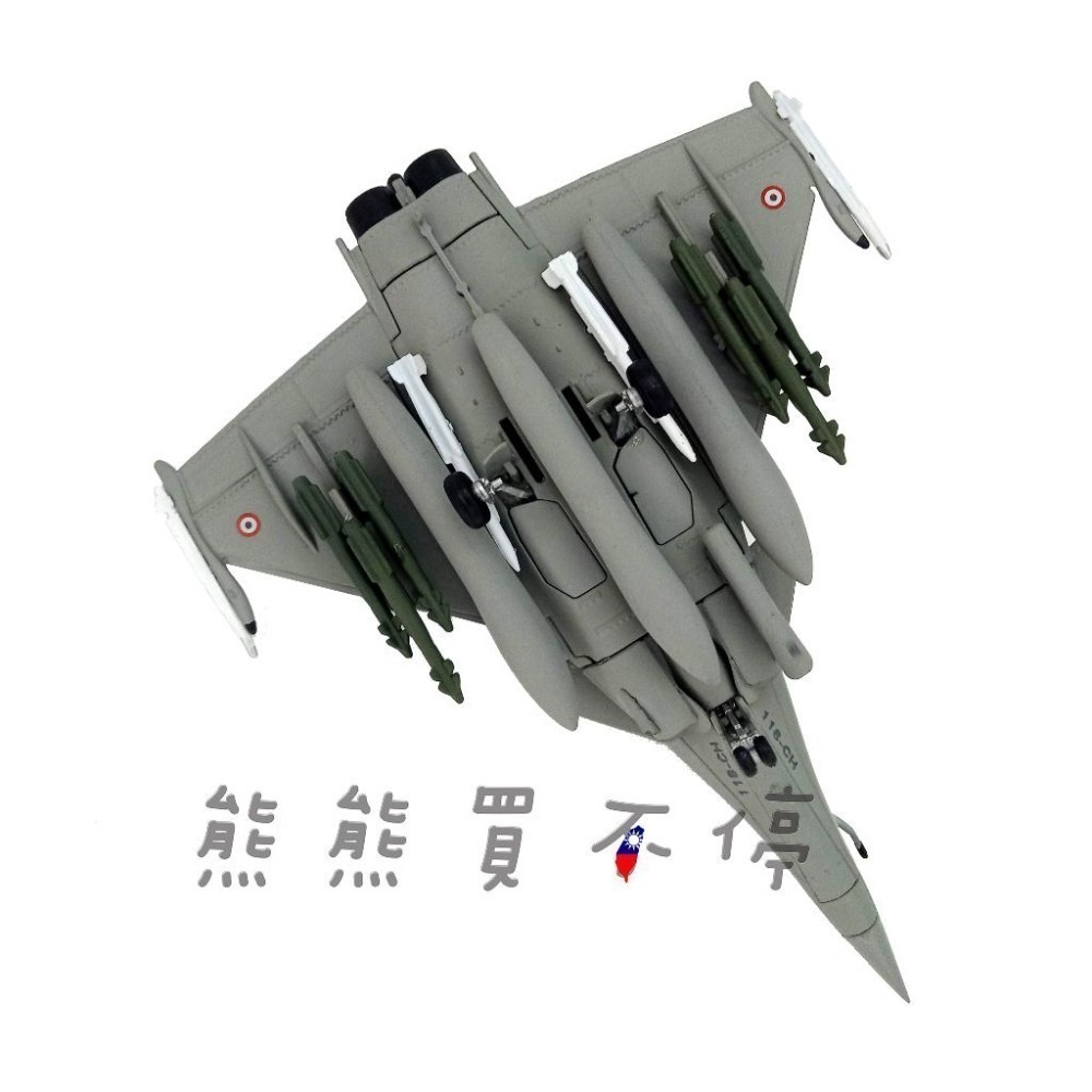 [在台現貨] 法國空軍 達索 飆風戰鬥機 陣風戰機 Rafale 三角翼 噴射多用途戰機 1/100 合金 飛機模型-細節圖4